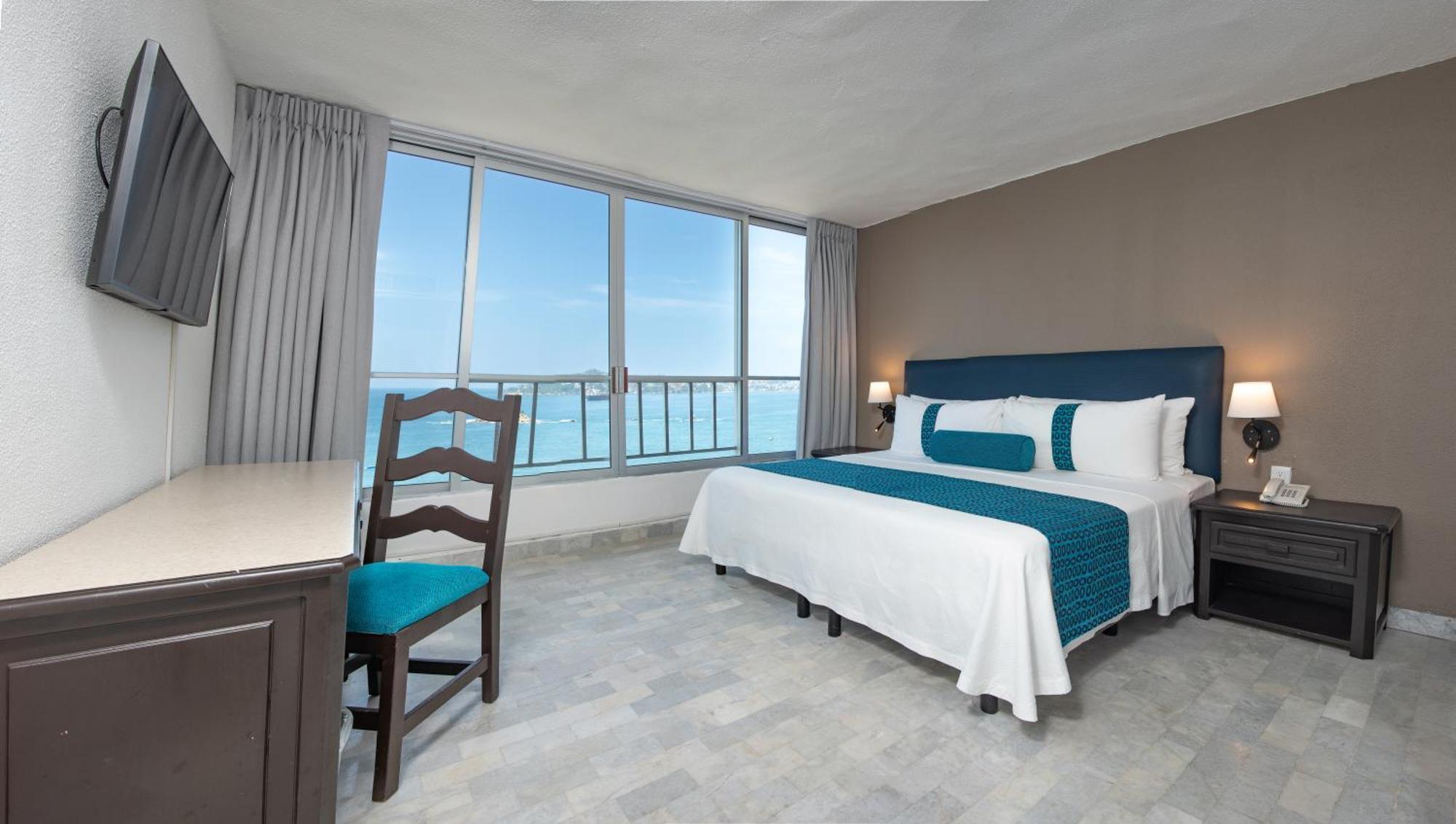 Ritz Acapulco All Inclusive Экстерьер фото A bedroom at the hotel